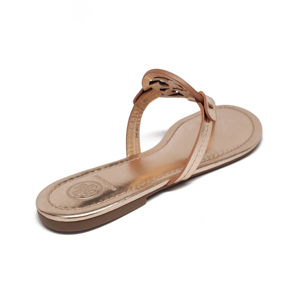 Tory Burch Miller Sandals in Rose Gold Size 8 - Picture 5 of 8
